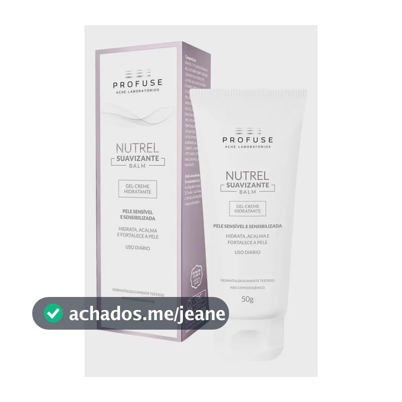 Gel Creme Hidratante Profuse Nutrel Suavizante Balm 50g