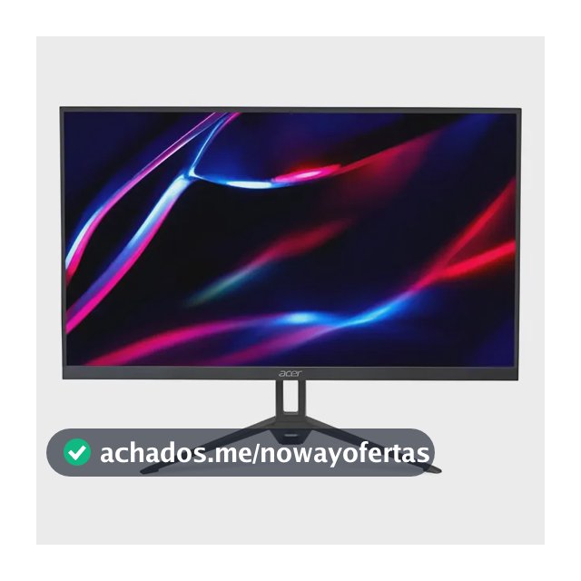 Monitor Gamer Acer Nitro 27  Kg273 G0bi Fullhd Ips 120hz 1ms Preto 127/220v