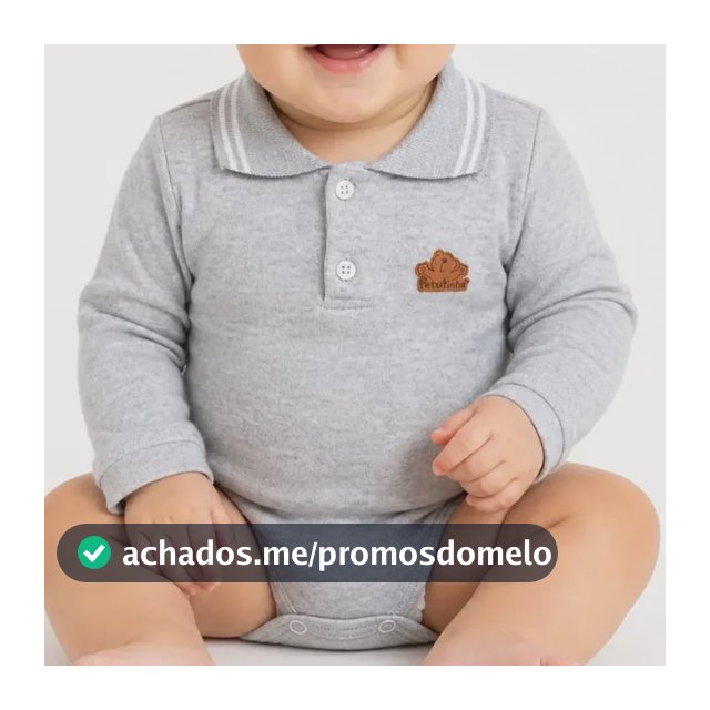 Body Bebe Gola Polo Petutuinha Manga Longa- Escolha A Cor