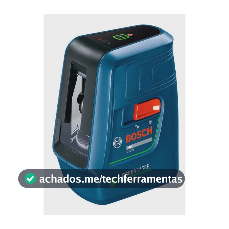 Nível A Laser Verde 20m Gll 3xg Com Tripé E Maleta Bosch