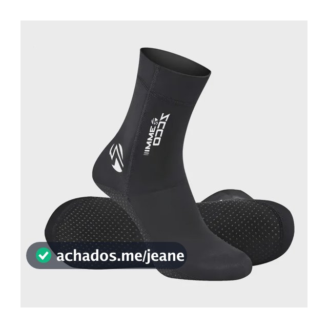 Zcco Meias De Neoprene 3mm Térmico Beach Tennis Areia Praia