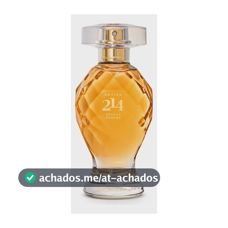 O Boticário Eau de Parfum botica 214 Sevilla Dorada 75 ml