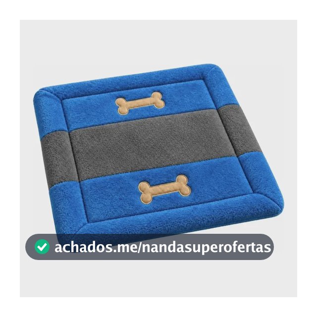 Tapete Pet Soft 45x60 Bordado Cama Cachorro E Gato Docipet