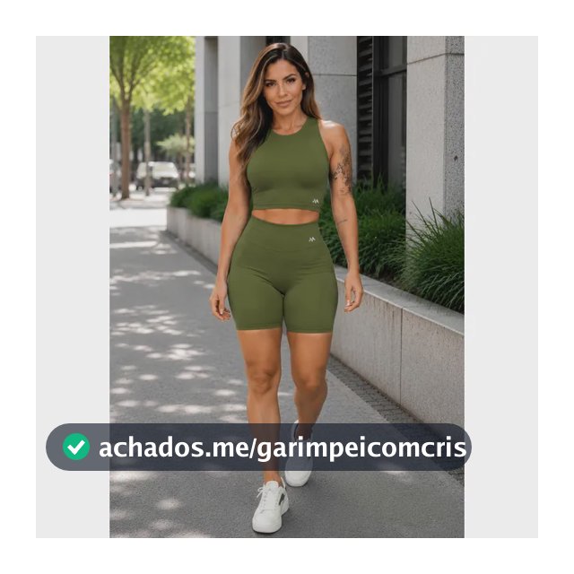 Conjunto Bermuda Feminino Academia Blackout Zero Transparenc