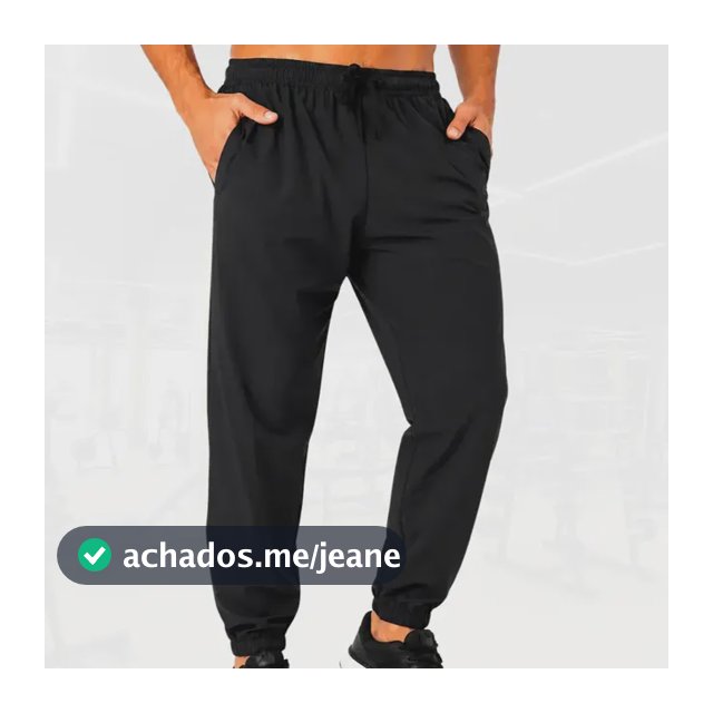 Calça Jogger Masculina Tactel C/ Elastano Esportiva/lazer