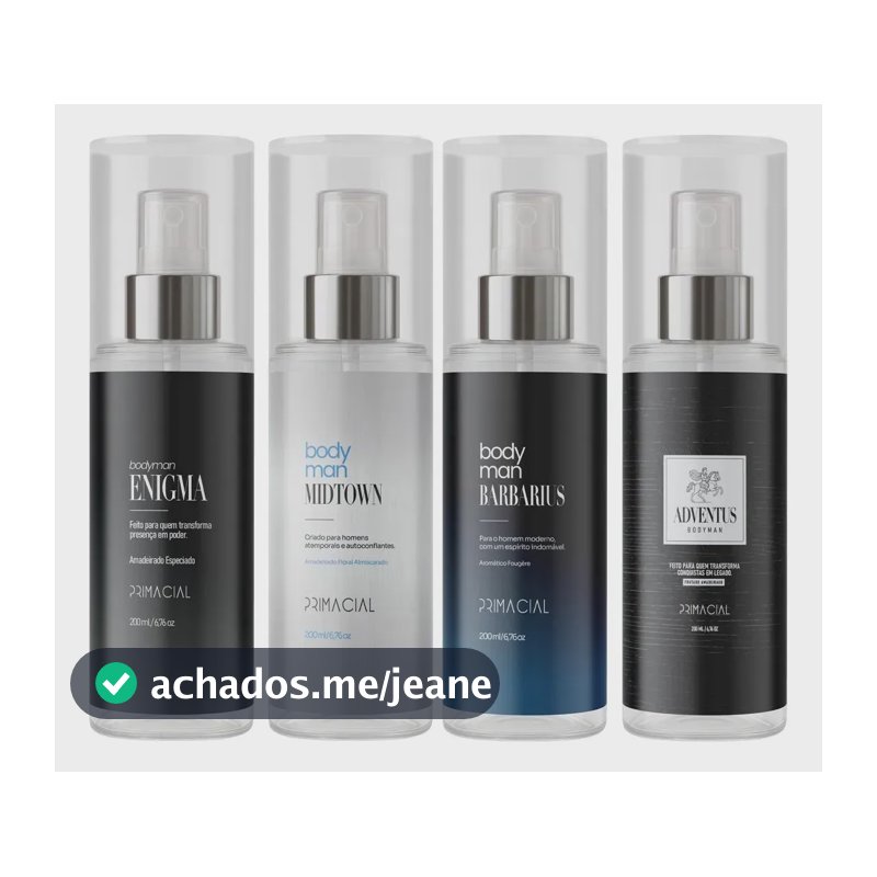 Body Splash Masculino Enigma,midtown,barbarius, Adventus