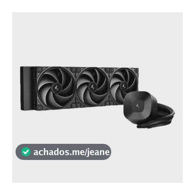 Refrigeração preta Deepcool Le360 V2 Zero Black 3400 Rpm