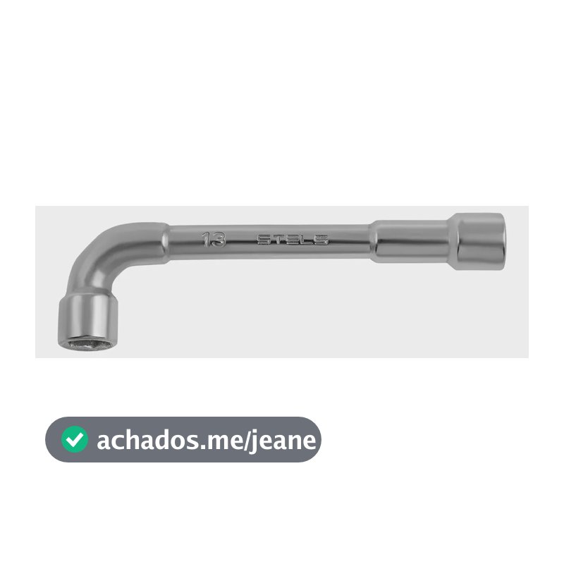 Chave Biela Com Furo Passante Cromo Vanadio 13mm 1pc  Stels