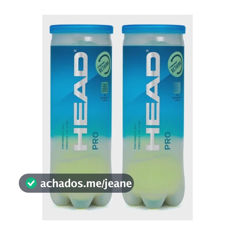 Bola De Tênis Tennis Head Pro - 6 Bolas - 2 Tubos