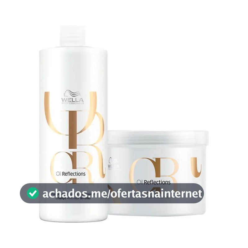 Kit Wella Professionals Oil Reflections Shampoo E Máscara
