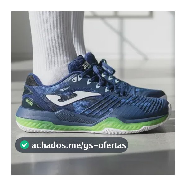Tênis Joma Point Men - Azul - Saibro-p/ Padel E Tênis - Novo