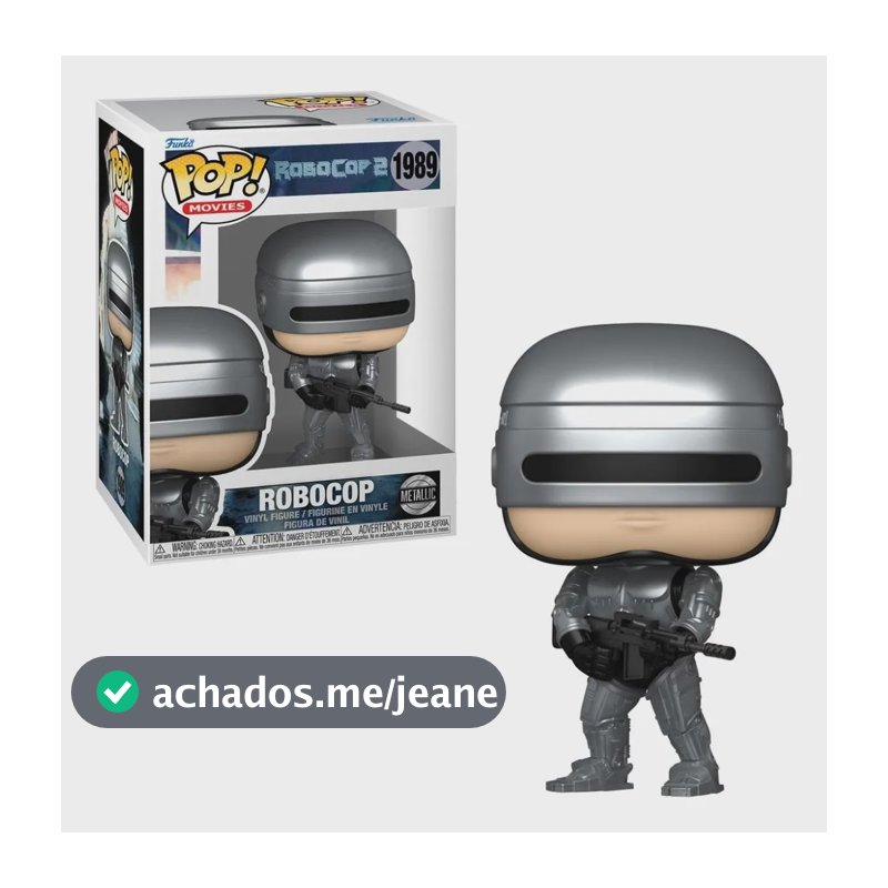 Boneco Funko Pop! Robocop 2 - Robocop Com Chase