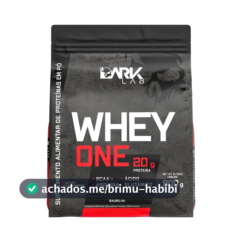 Proteína Dark Lab Premium One Whey Protein em pó sabor Baunilha x 900g