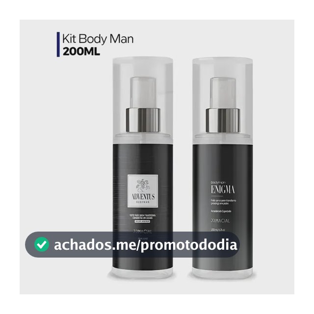 Kit Body Splash Masculino Adventus E Enigma 200ml