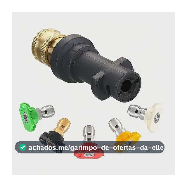 Adaptador Engate Rápido Lavadora Alta Para Karcher 5 Bicos