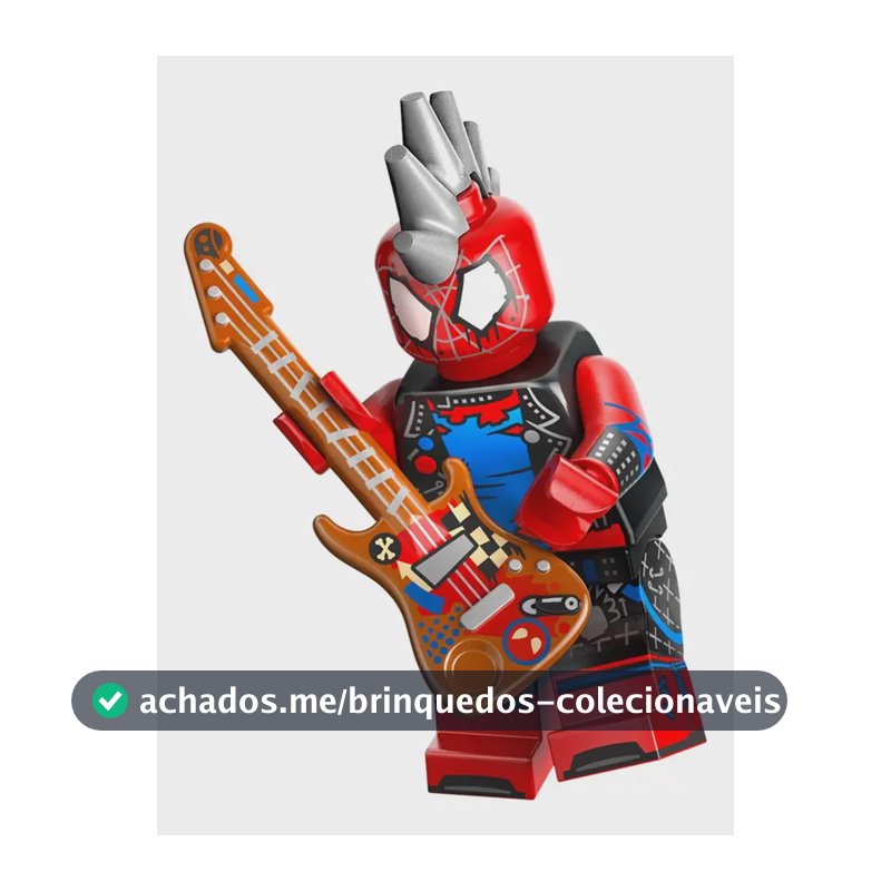Lego Aranhaverso Minifigura 71050 Hobie Brown / Punk Aranha 1 Hobie Brown / Punk Aranha