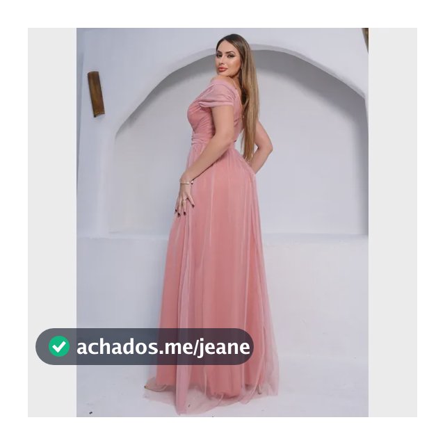 Vestido De Festa Ombro A Ombro Com Fenda E Brilho