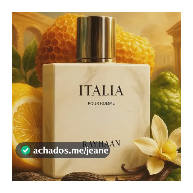Perfume Rayhaan Itália EDP 100ml Fragrância Unissex