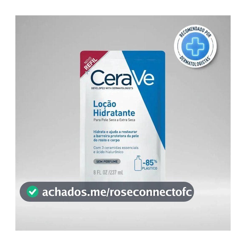 Loção Hidratante Para Pele Seca A Extra Seca Refil 237ml Cerave