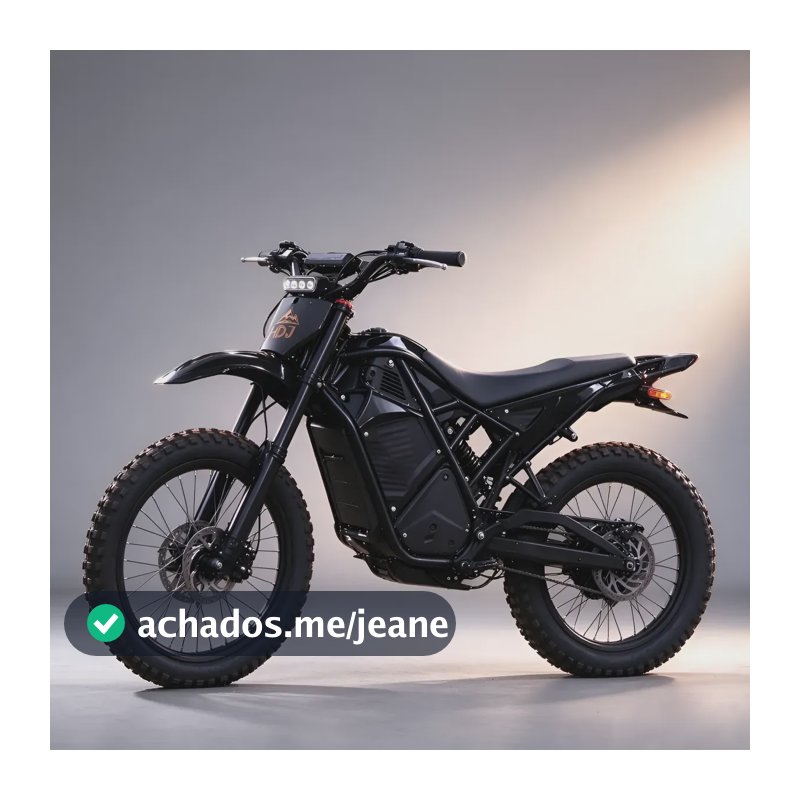 Hdj Bicicleta Elétrica Gt-v8 Off-road 1000w Lítio 50-60km Preto M