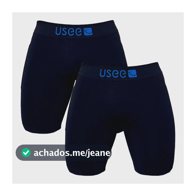 Kit 2 Bermudas Short Térmico Com Bolso Lateral Usee Brasil