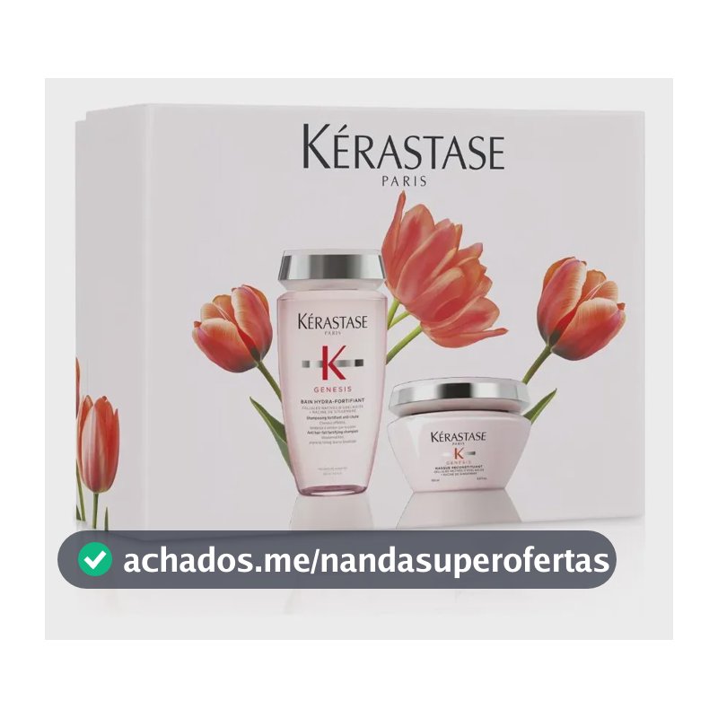 Kit Kérastase Genesis - Shampoo Hydra 250ml + Máscara 200g