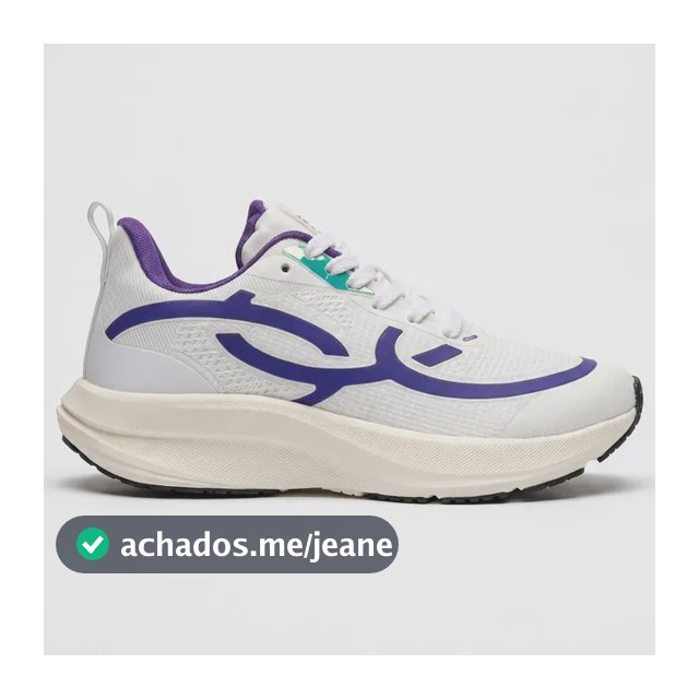 Tênis Esportivo Performance Pro Running Branco Azul