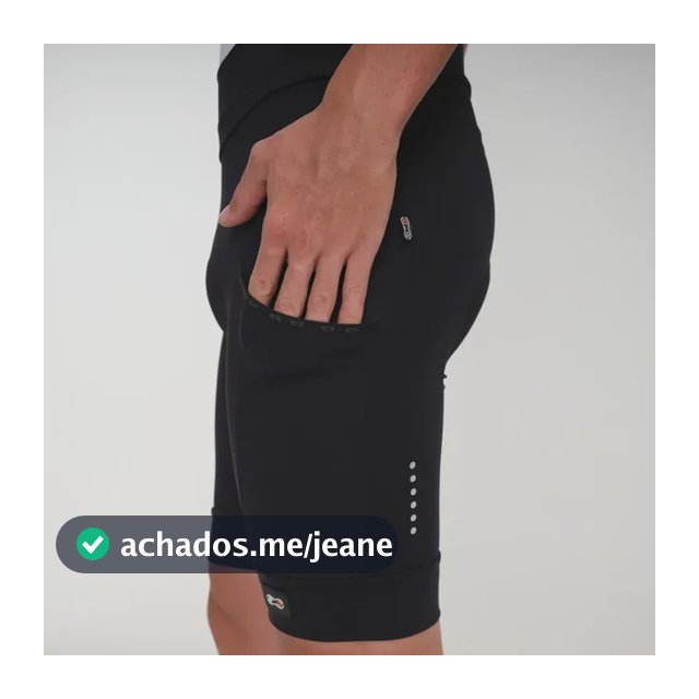 Bermuda Ciclismo Masculina Márcio May Light Bag Bolsos