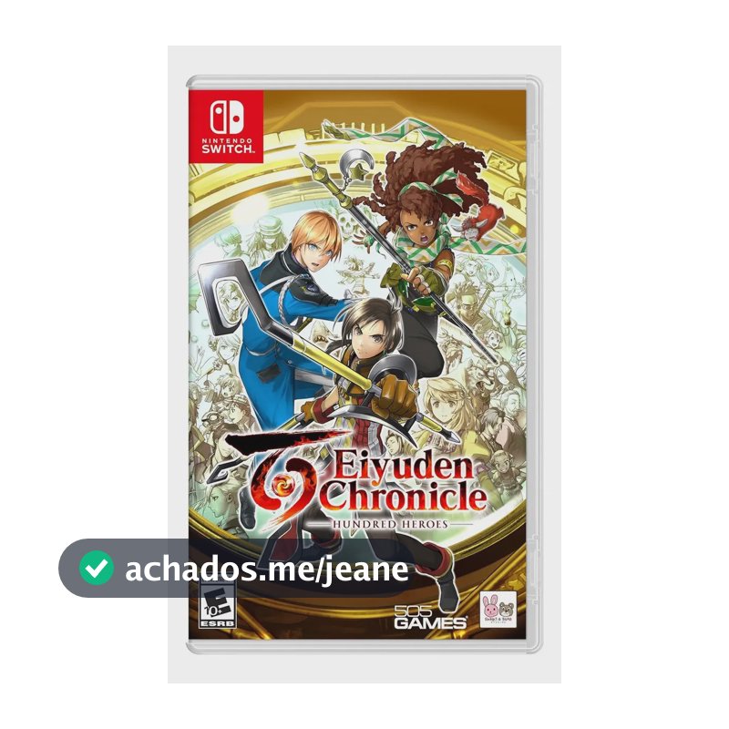 Jogo Eiyuden Chronicle Hundred Heroes Switch Midia Fisica