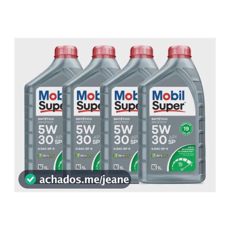 Mobil Super 5w30 Sintético 3000 D1 C/ 4