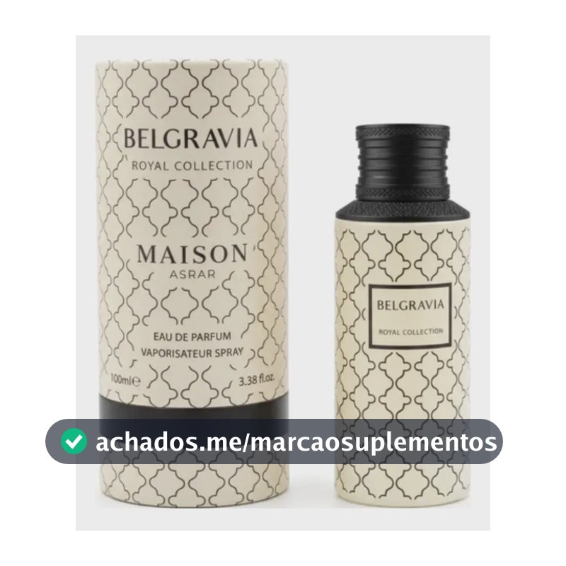 Perfume Maison Asrar Belgravia Royal Collection Edp 100ml
