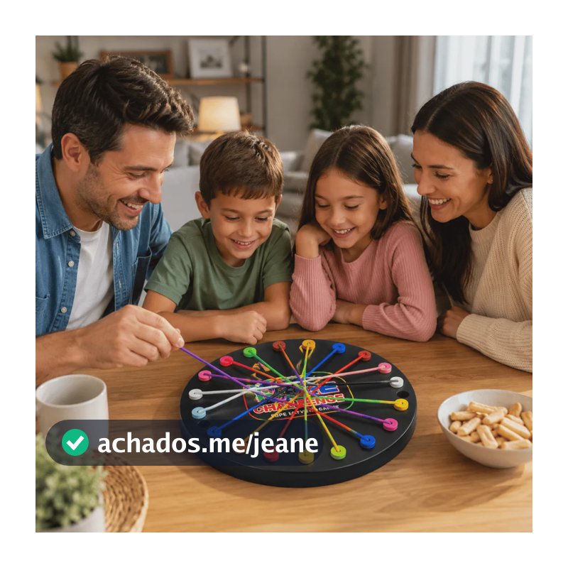 Jogo Brinquedo Desafio Das Cordas  Anti Estresse Educativo