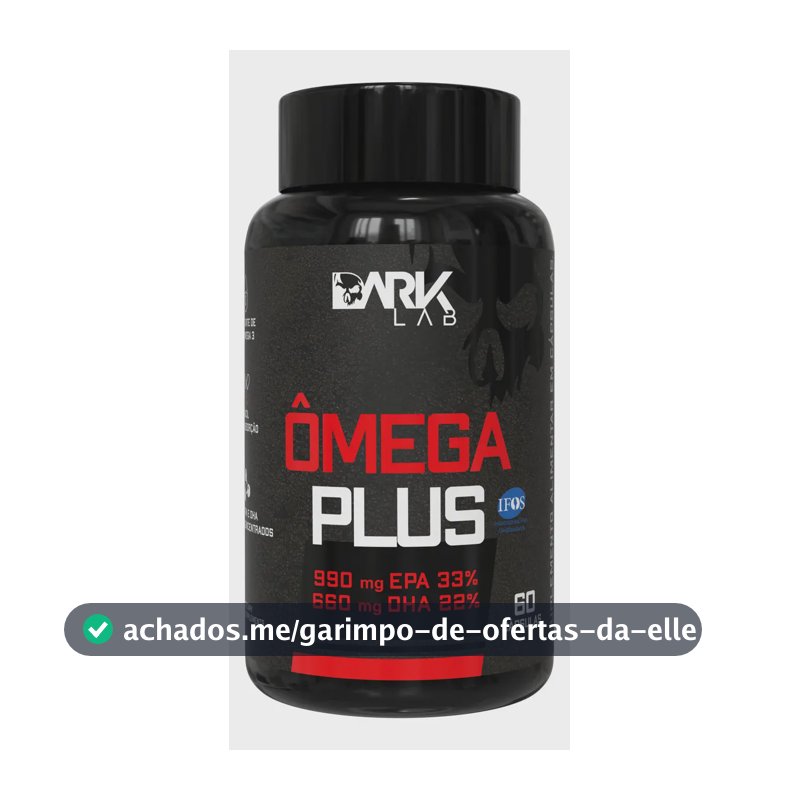 Omega Plus 60 Cápsulas Ômega 3 Dark Lab