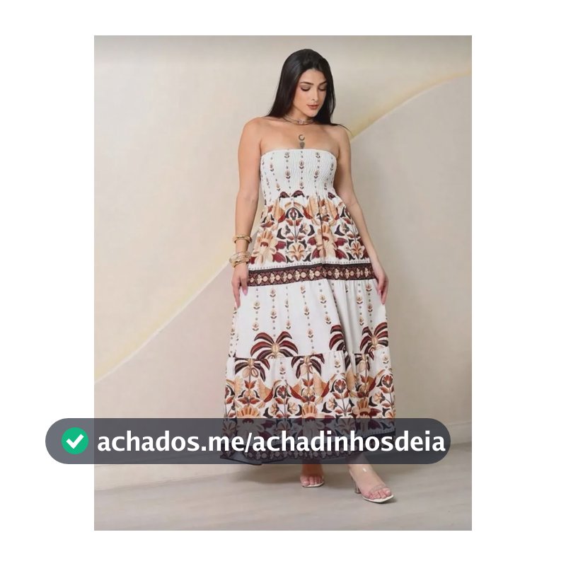 Vestido Tomara Que Caia Estampa Floral Tropical Blogueira