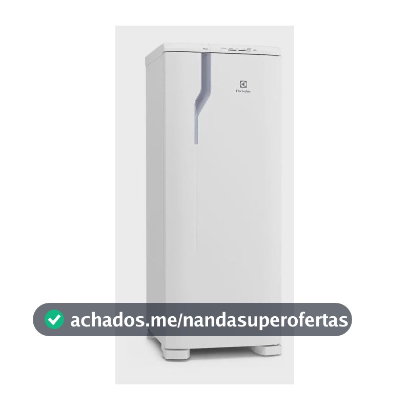 Geladeira Electrolux Cycle Defrost 240L Degelo Prático Uma Porta Branca RE31 127v