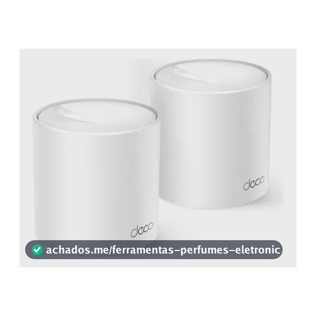 TP-Link Deco X10(2-pack) Roteador Mesh Wifi6 AX1500 Cobre até 360m²