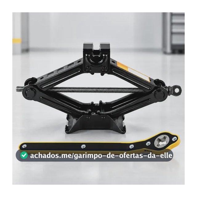 Macaco Sanfona Universal 1,5t Com Chave Catraca Para Carro