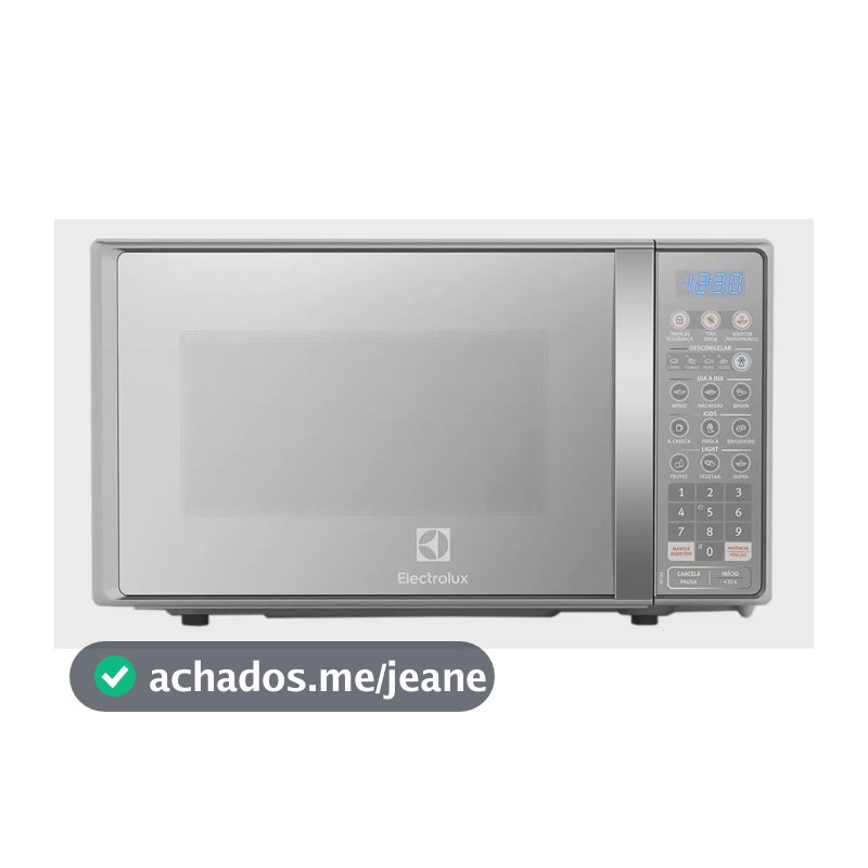 Micro-ondas Electrolux 20L MT30S Prata