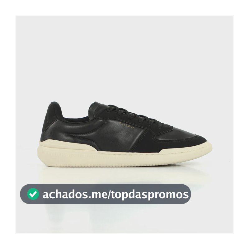 Tênis Reserva Go Horizon Social Casual Elegante Trabalho Preto 39 Br