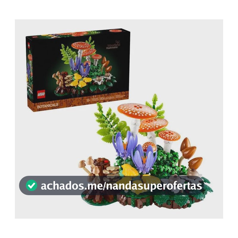 Lego Botanicals Cogumelos Silvestres 806