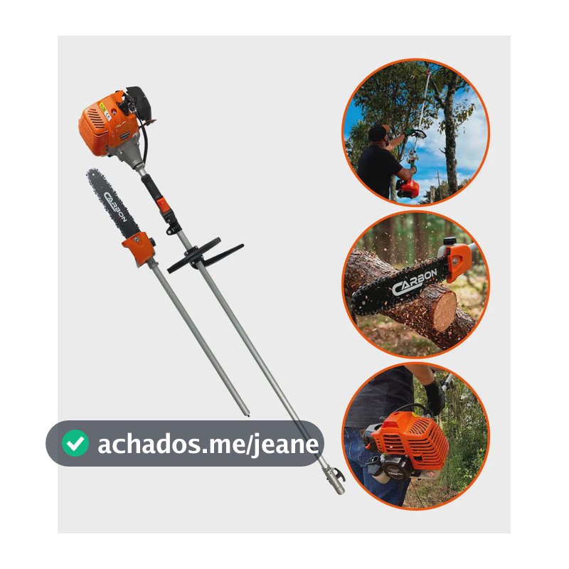 Podador De Altura Galhos Motopoda Gasolina 33cc 1,3hp Carbon
