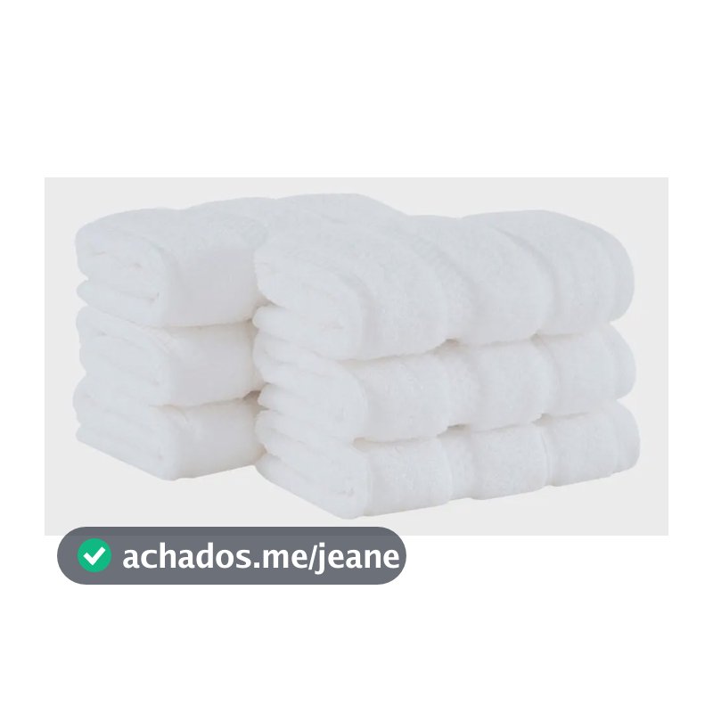 Kit 6 Peças Toalha Lavabo Buddemeyer Vision Dual Air Branco