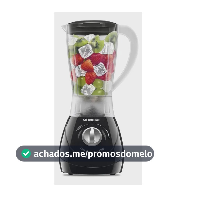 Liquidificador Easy Power Mondial 550w L-550-b Preto 127V