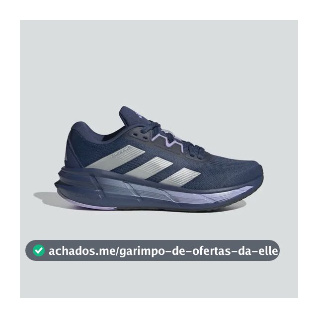 Tênis Feminino Questar 3 adidas Tecind/silvmt/glopur Liso 35 Br