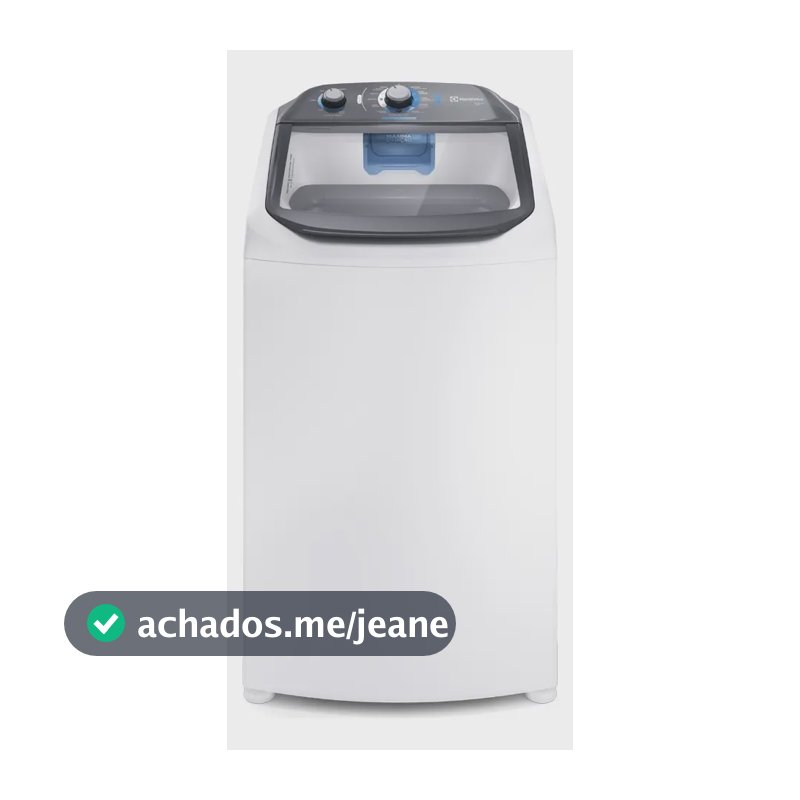 Máquina de Lavar Electrolux 13kg Cesto Inox LDA13 Branco