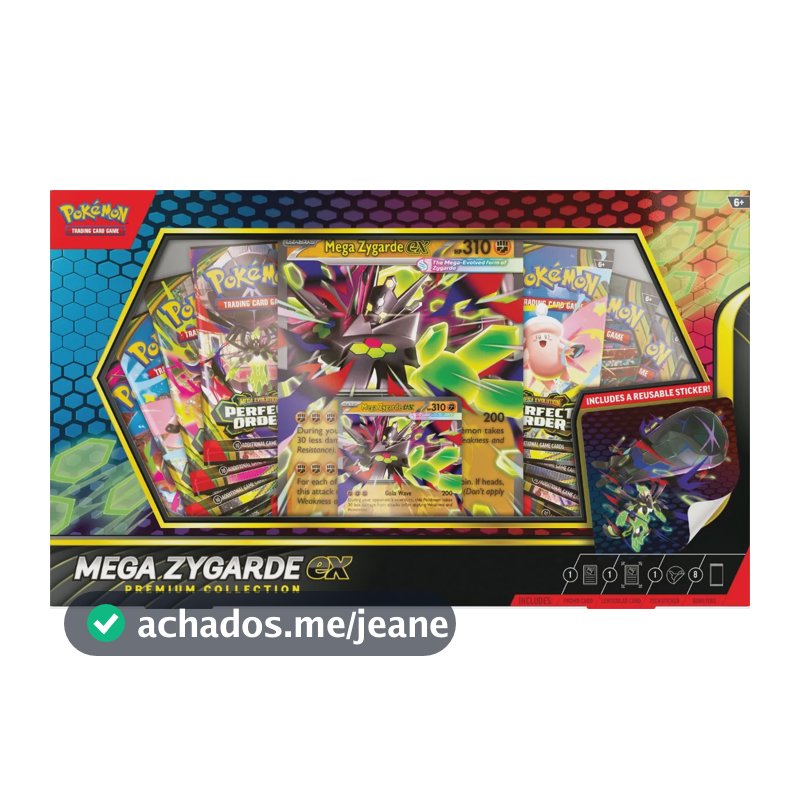 Pokémon Tcg Asmodee Mega Zygarde Ex Premium Collection