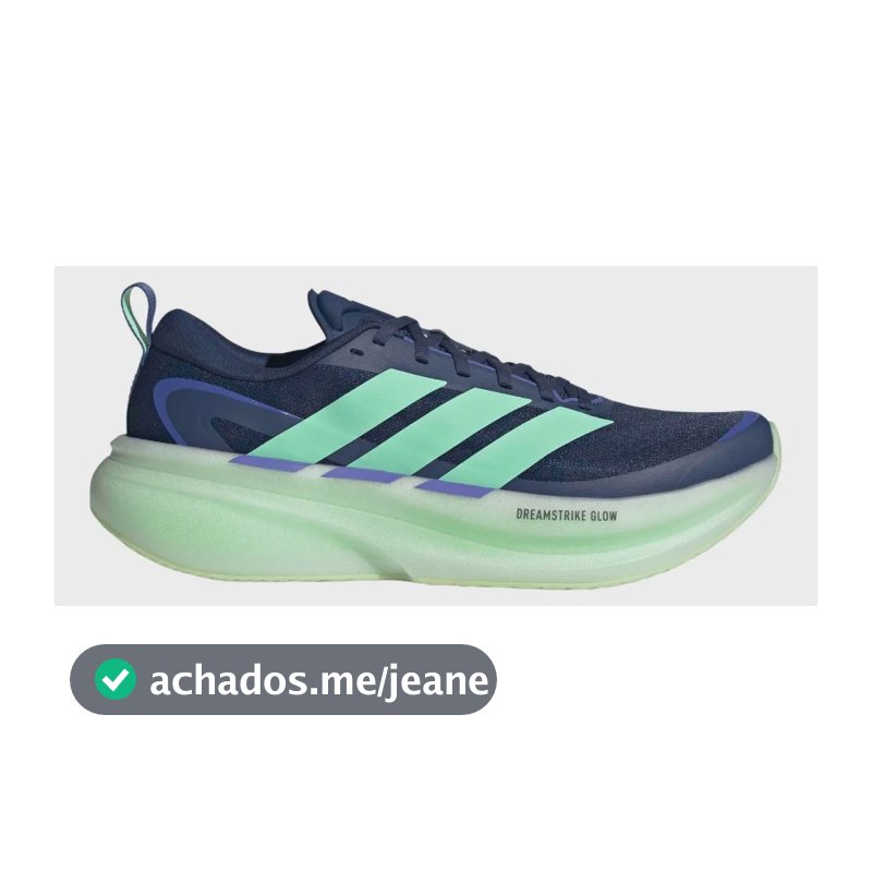 Tênis De Corrida Masculino Supernova Glide adidas Azul Liso 40 Br