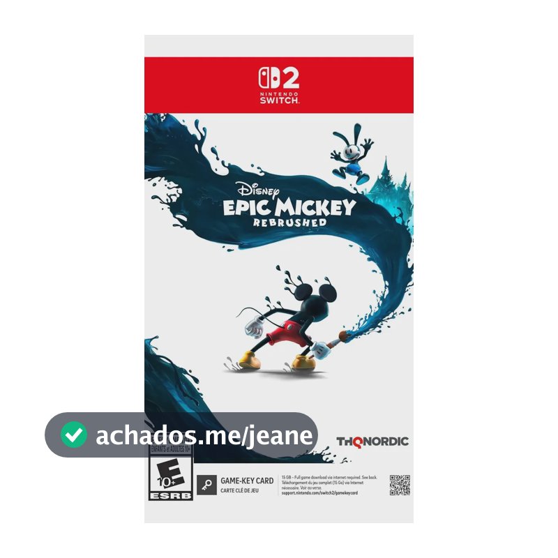 Jogo Disney Epic Mickey Rebrushed Switch 2