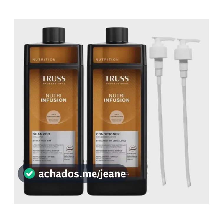 Kit Truss Nutri Infusion Shampoo 1000ml + Condicionador 1000ml