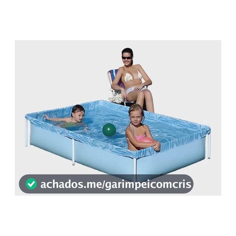 Piscina Estrutural Portátil MOR 1000 Litros Montagem Rápida Infantil e Adulto Resistência Garantida
